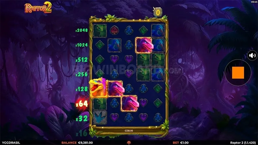 Person playing online slots